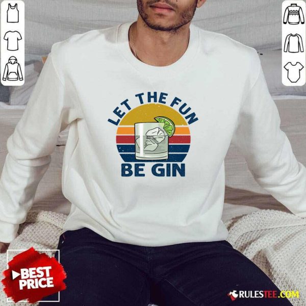 Let The Fun Be Gin Vintage Sweater