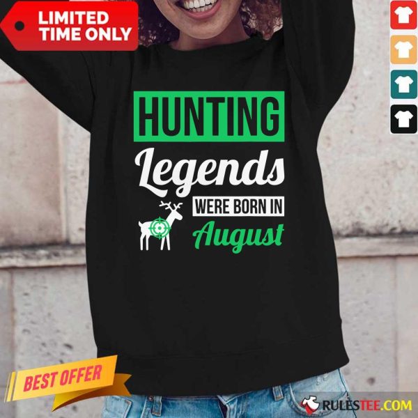 Top Hunting Legends Were Born In August Birthday Long-Sleeved
