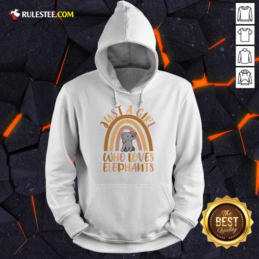 Just A Girl Who Loves Elephants Hoodie