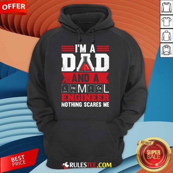 I'm A Dad And A Engineer Nothing Scares Me Hoodie