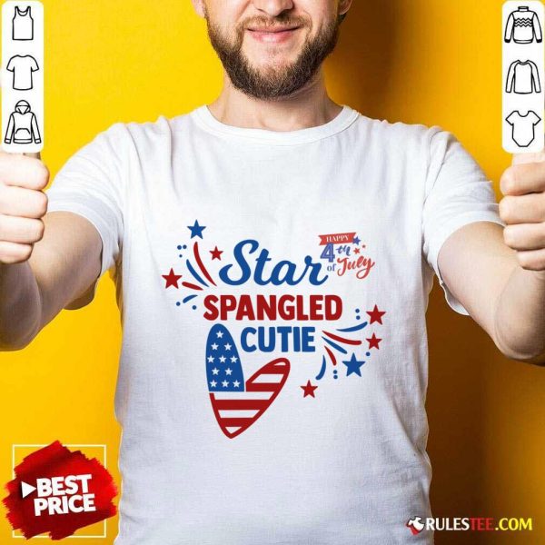 Star Spangled Cutie 4th Of July Shirt