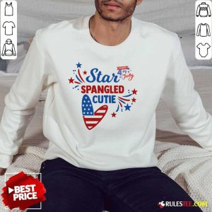 Star Spangled Cutie 4th Of July SweatShirt