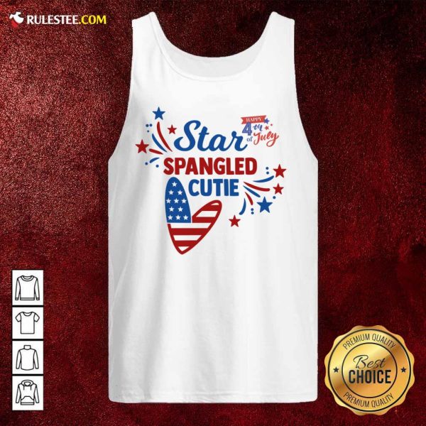 Star Spangled Cutie 4th Of July Tank Top