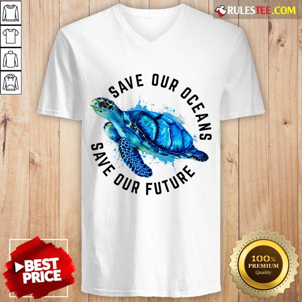 Save Our Oceans Save Our Future V-neck