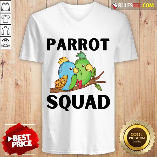 Parrot Squad Cute V-neck