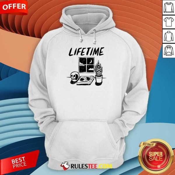 Lifetime Just A Quiet Evening Vinyl Record Player Hoodie