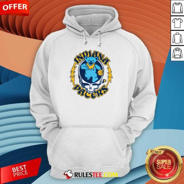 Indiana Pacers Grateful Dead Bear Hoodie