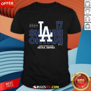 Los Angeles Dodgers Shohei Ohtani Royal 2024 MLB World Tour Seoul Series T-Shirt