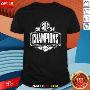 Mississippi State Bulldogs Women's Golf 2024 SEC Tournament Champions T-Shirt