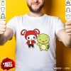JJ And Mikey Maizen Minecraft Rabbit Turtle T-shirt