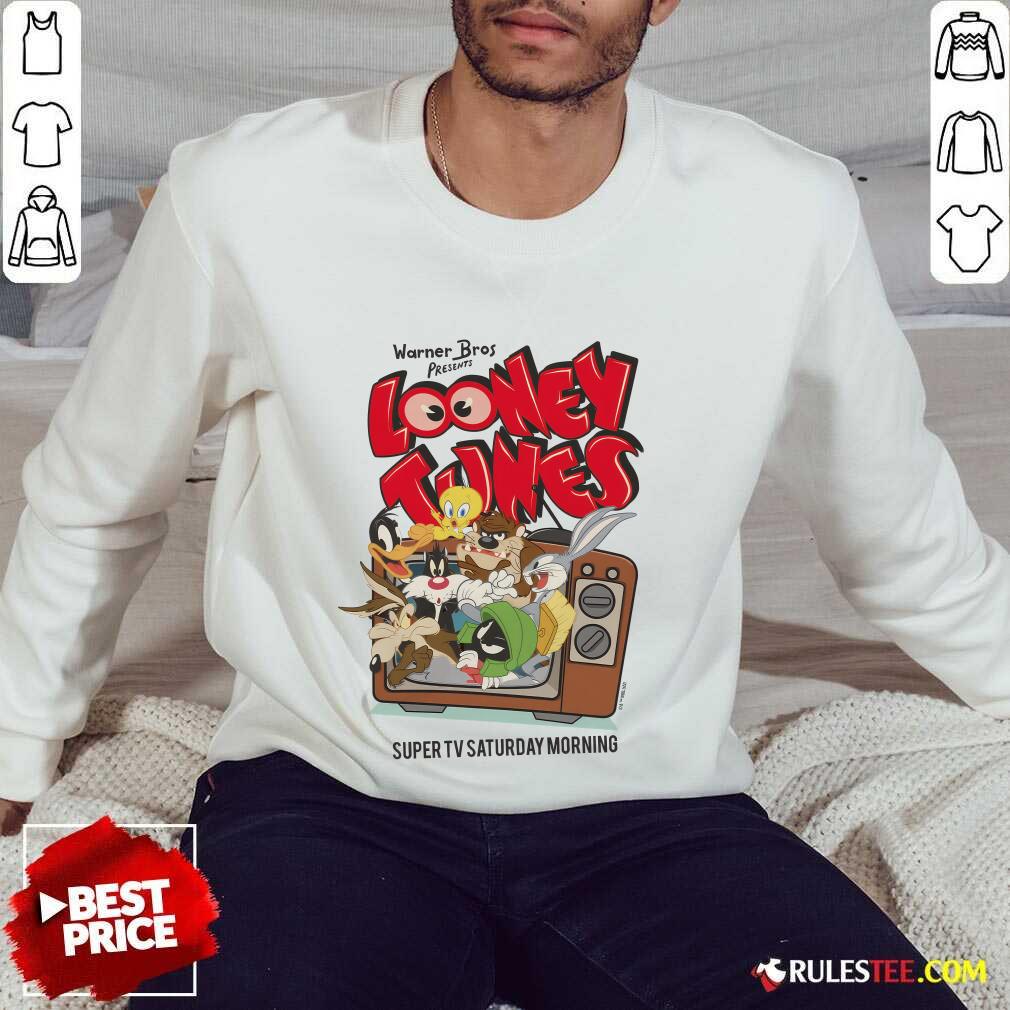 Looney Tunes Super TV Saturday Morning Cartoon Character Sweatshirt