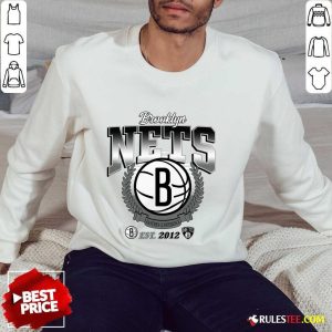 New Era Black Brooklyn Nets Summer Classics Sweatshirt