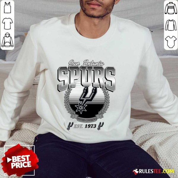 New Era Black San Antonio Spurs Summer Classics Sweatshirt