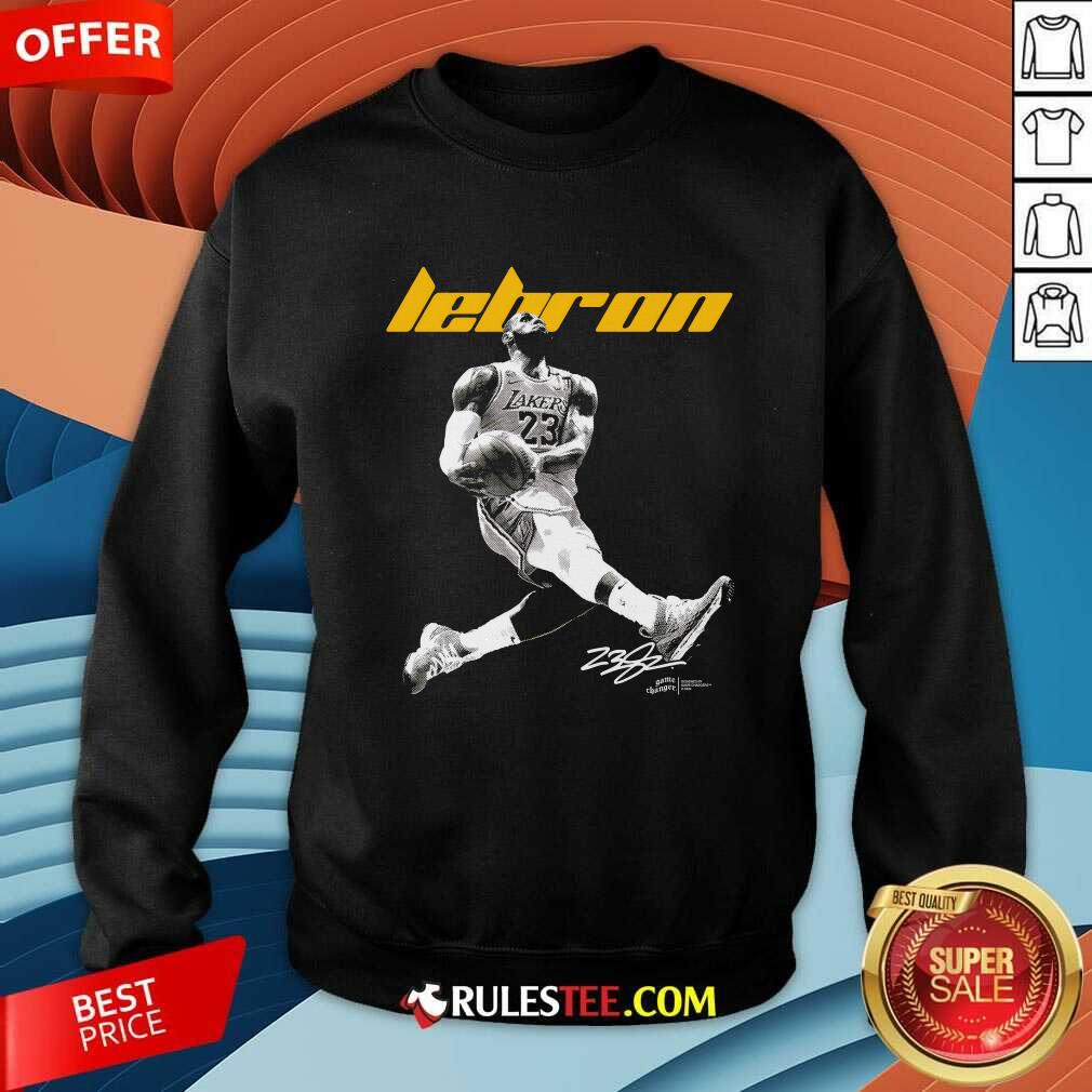 Los Angeles Lakers LeBron James Game Changers Sweatshirt