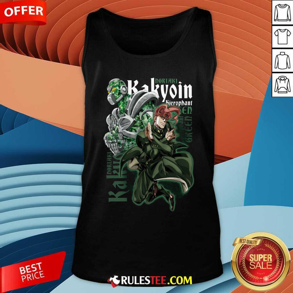 Jojo's Bizarre Adventure Noriaki Kakyoin Hierophant Green Tank-top