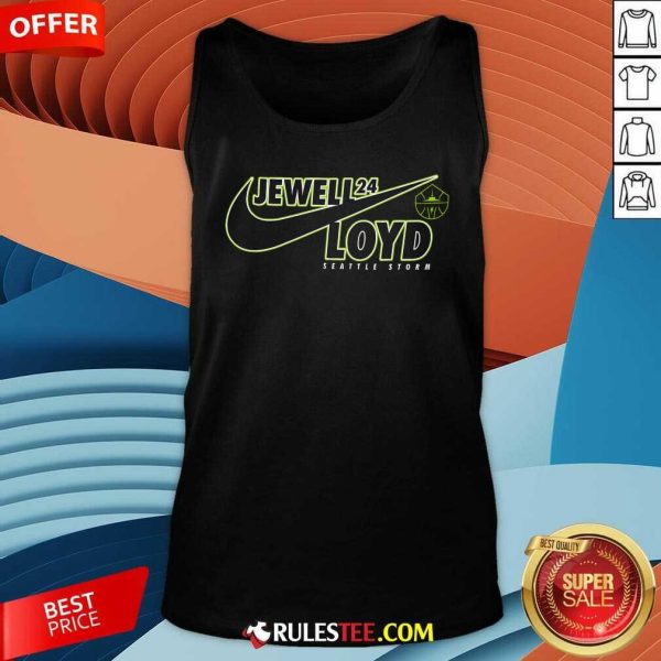 Jewell Loyd Swoosh Seattle Storm Nike Tank-top