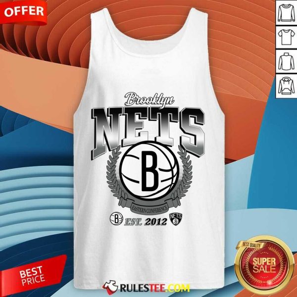 New Era Black Brooklyn Nets Summer Classics Tank-top