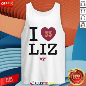 I Love Liz Kitley Virginia Tech 33 Tank-top