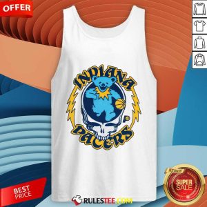 Indiana Pacers Grateful Dead Bear Tank-top