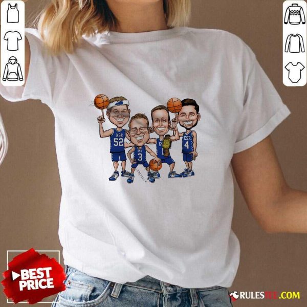 KSR Basketball Character V-neck