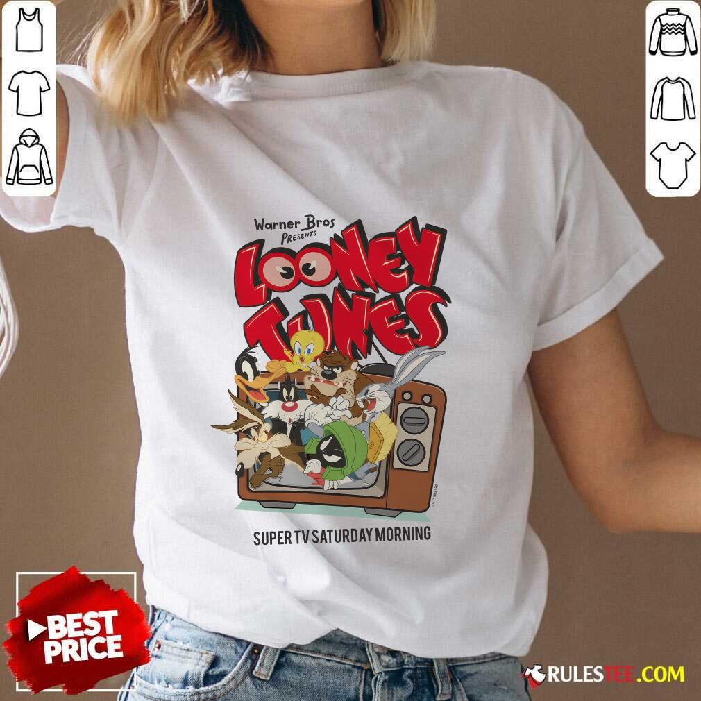 Looney Tunes Super TV Saturday Morning Cartoon Character V-neck