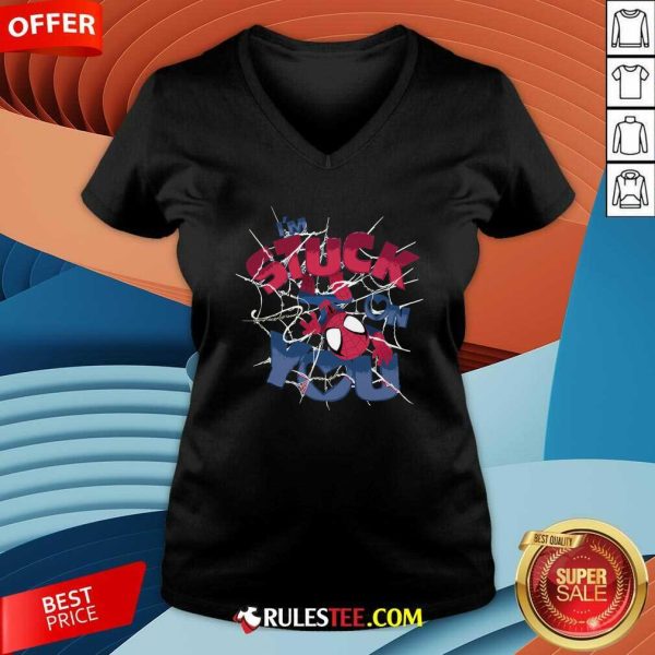 I'm Stuck On You Marvel Spider-man V-neck