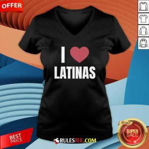 I Love Latinas v-neck