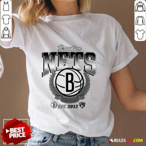 New Era Black Brooklyn Nets Summer Classics V-neck