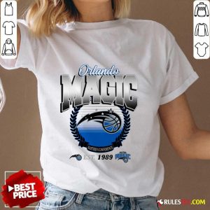 New Era Blue Orlando Magic Summer Classics V-neck