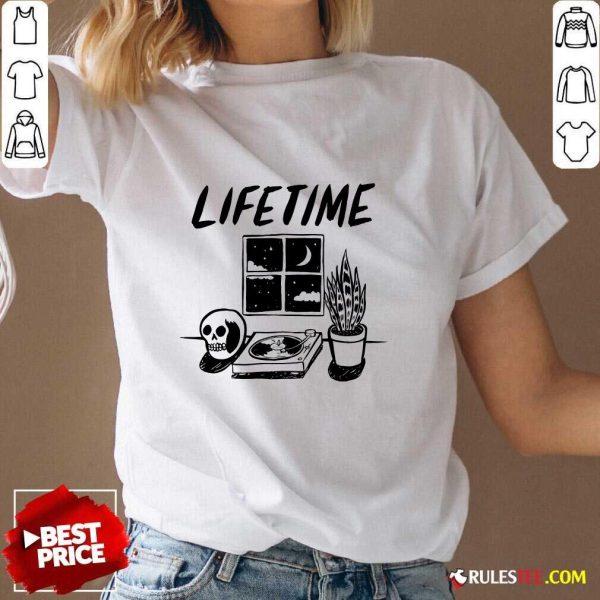 Lifetime Just A Quiet Evening Vinyl Record Player V-neck