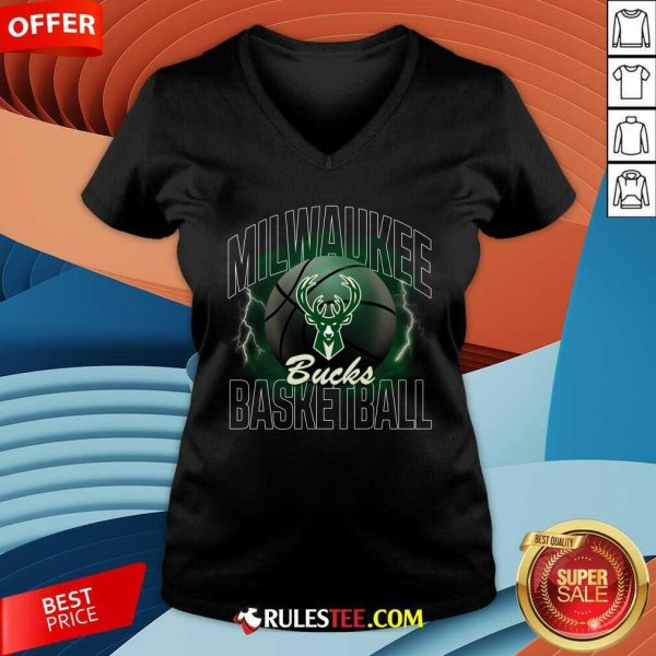 Milwaukee Bucks Match Up Basketball V-neck