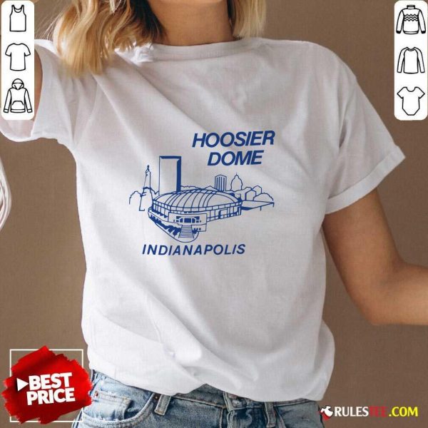 Hoosier Dome Skyline Indianapolis V-neck