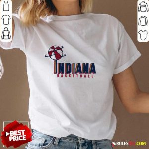 Indiana Spinning Basketball V-neck