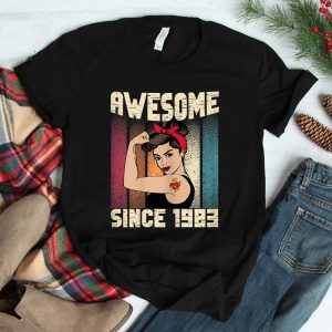 40 Year Old Awesome Since 1983 40th Birthday Shirt