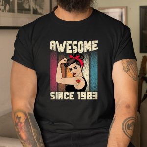 40 Year Old Awesome Since 1983 40th Birthday Shirt