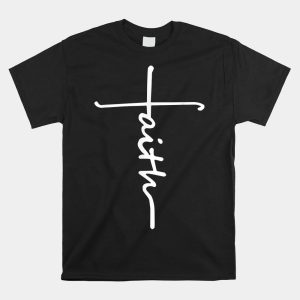 Faith Cross Quotes Christian Lion Luke Shirt