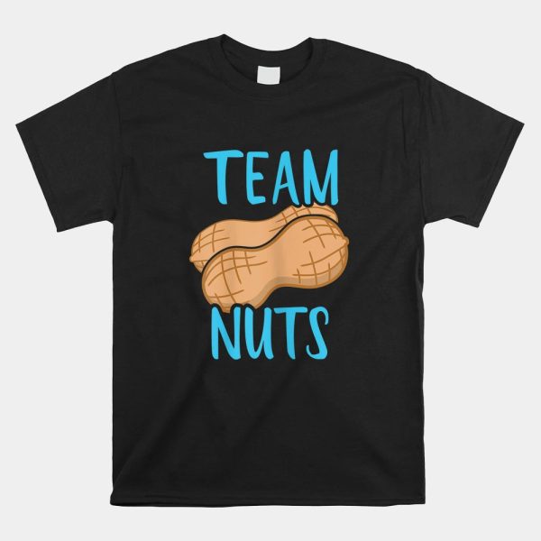 Gender Reveal Team Nuts Boy Matching Family Baby Party Shirt