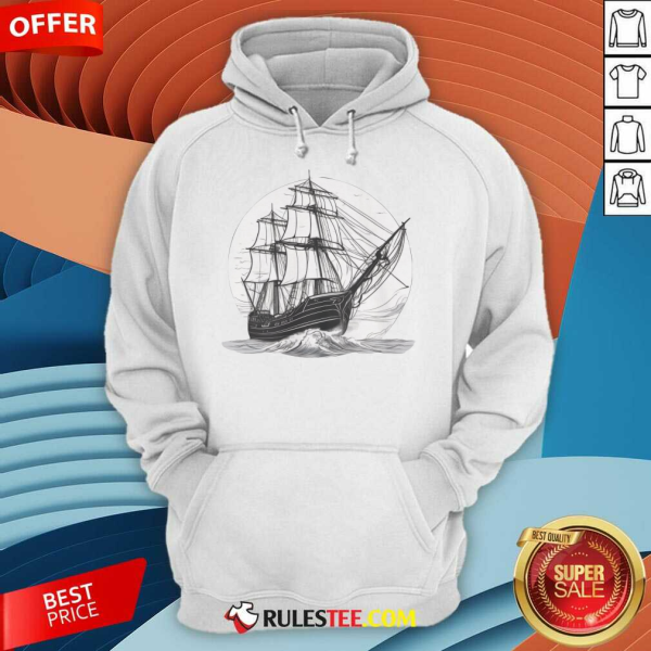 Offical Mystic Schooner Logo Hoodie