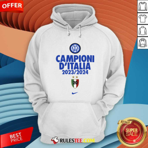 Inter Milan Campioni DItalia 2023 2024 Hoodie
