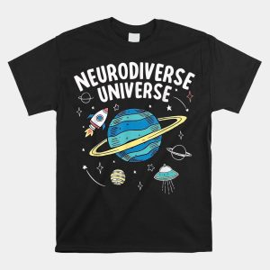 Neurodiverse Universe Planet Shirt Ahdh Autism Shirt