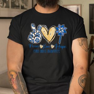 Pinwheel Peace Love Hope Child Abuse Prevention Awareness Shirt