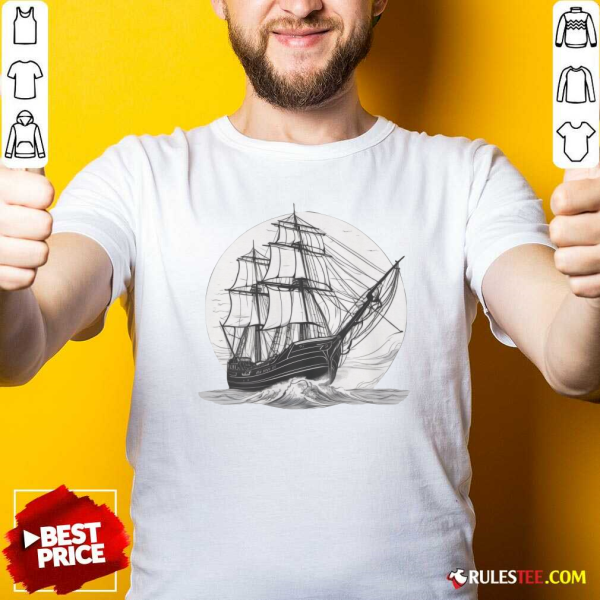 Offical Mystic Schooner Logo T-Shirt