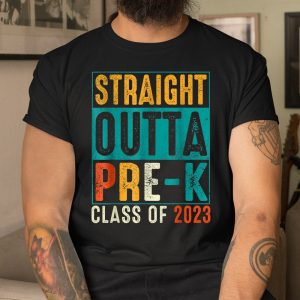 Straight Outta Pre K Preschool Graduation Shirt