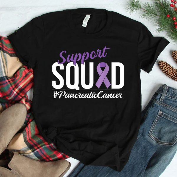 Support Squad Cancer Pancreatic Cancer Awareness Shirt