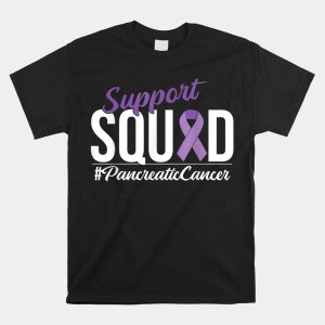 Support Squad Cancer Pancreatic Cancer Awareness Shirt