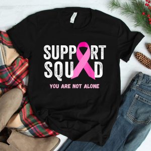 Support Squad Pink Ribbon Breast Cancer Awareness Shirt