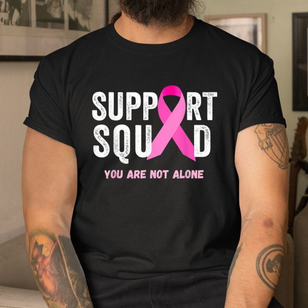 Support Squad Pink Ribbon Breast Cancer Awareness Shirt