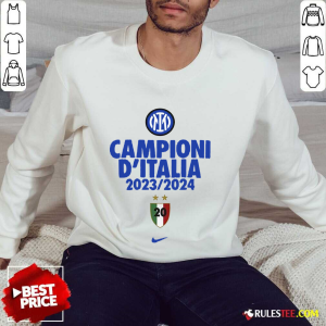 Inter Milan Campioni DItalia 2023 2024 Sweatshirt