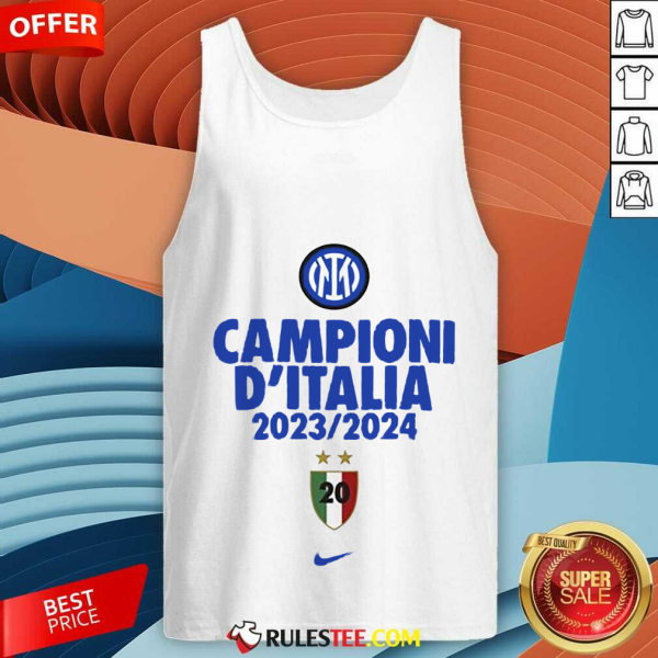 Inter Milan Campioni DItalia 2023 2024 Tank-top