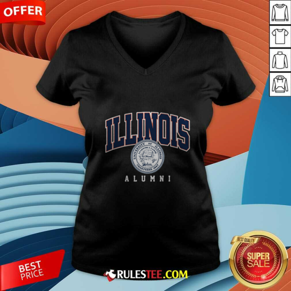 Illinois Fighting Alumni V-neck